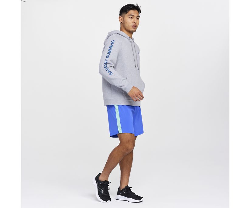 Saucony Rested Hoodie Muške Tops Svijetlo Sive | CHATWWRP