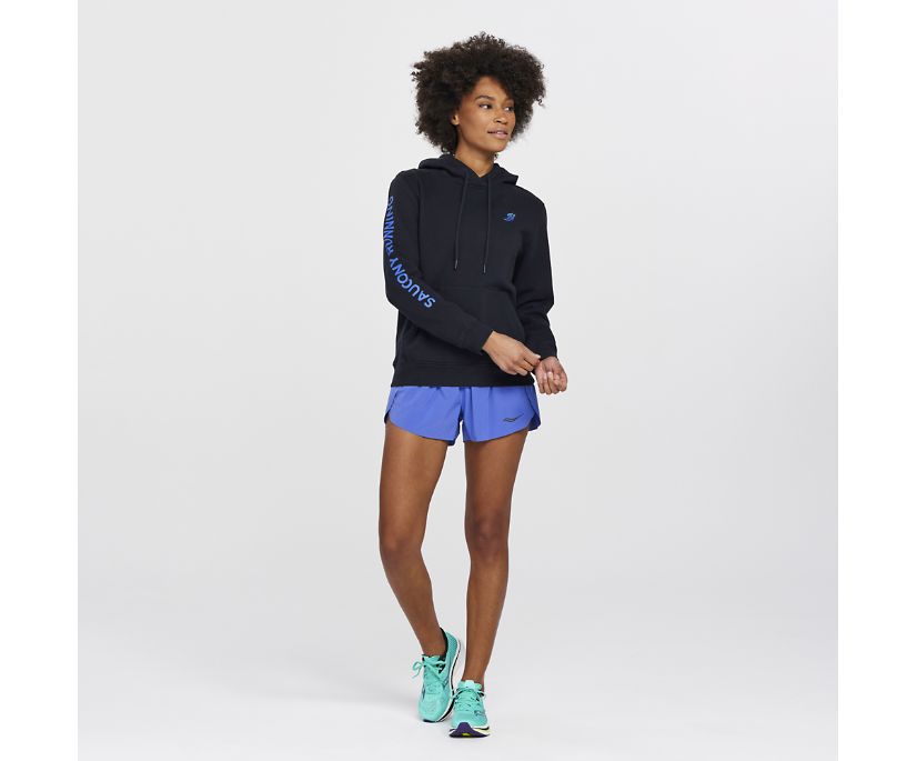 Saucony Rested Hoodie Ženske Tops Crne | NWGX424Y