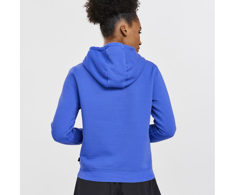 Saucony Rested Hoodie Ženske Tops Plave | 7LHSWLXR