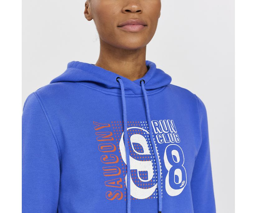 Saucony Rested Hoodie Ženske Tops Plave | 7LHSWLXR