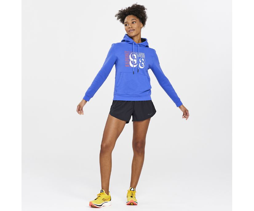 Saucony Rested Hoodie Ženske Tops Plave | 7LHSWLXR