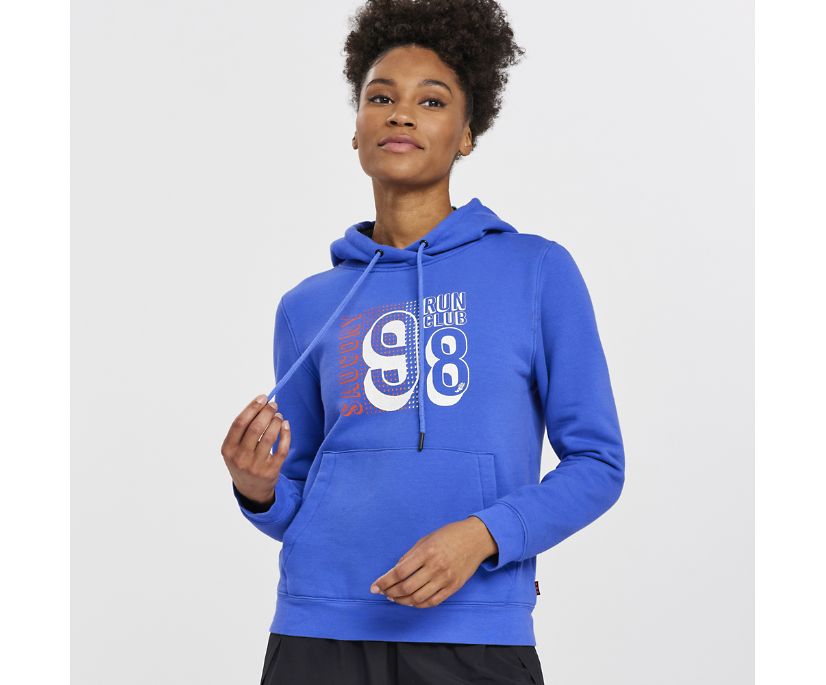 Saucony Rested Hoodie Ženske Tops Plave | 7LHSWLXR