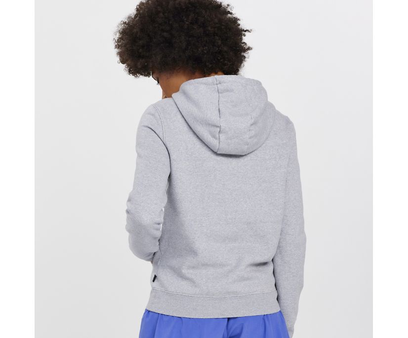 Saucony Rested Hoodie Ženske Tops Svijetlo Sive | GN5MK74U