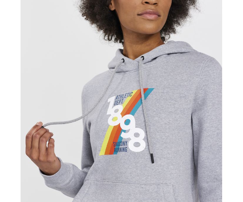 Saucony Rested Hoodie Ženske Tops Svijetlo Sive | GN5MK74U