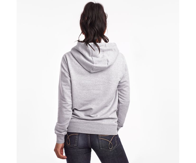 Saucony Rested Hoodie Ženske Tops Svijetlo Sive | YVUI9JG8