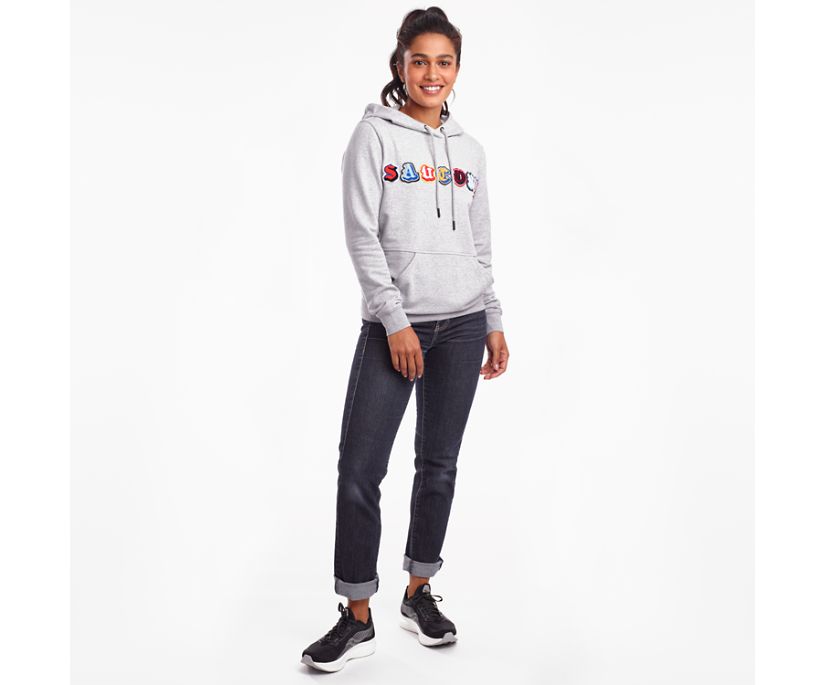 Saucony Rested Hoodie Ženske Tops Svijetlo Sive | YVUI9JG8