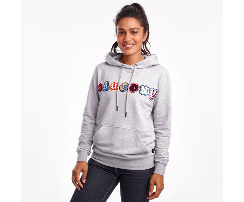 Saucony Rested Hoodie Ženske Tops Svijetlo Sive | YVUI9JG8