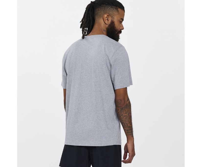 Saucony Rested T-Shirt Muške Tops Svijetlo Sive | 003CZ7GJ