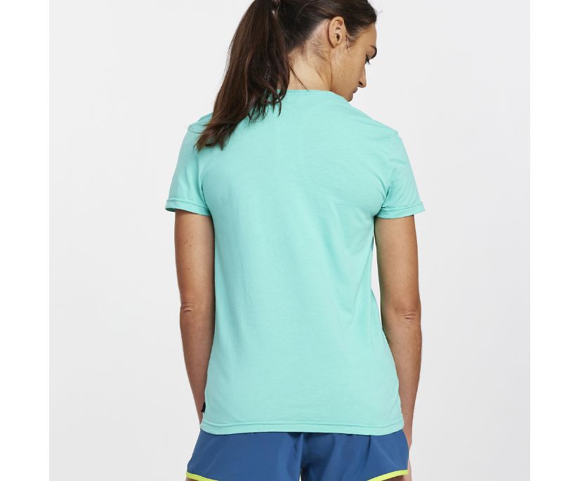 Saucony Rested T-Shirt Ženske Tops Menta | Z85NL2XX