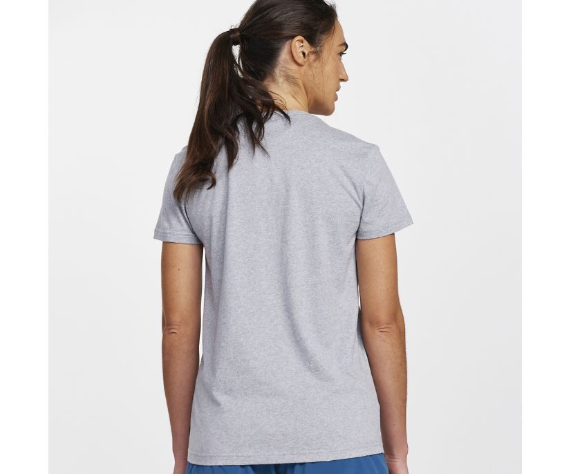 Saucony Rested T-Shirt Ženske Tops Svijetlo Sive | NGOM5V2T