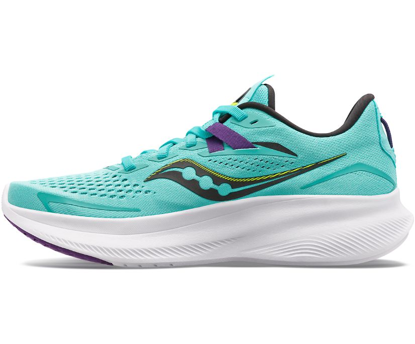 Saucony Ride 15 Wide Ženske Cipele Menta Ljubičaste | 6LIAB45W