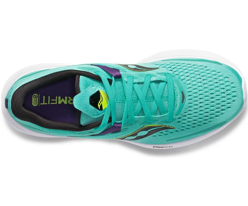 Saucony Ride 15 Wide Ženske Cipele Menta Ljubičaste | 6LIAB45W