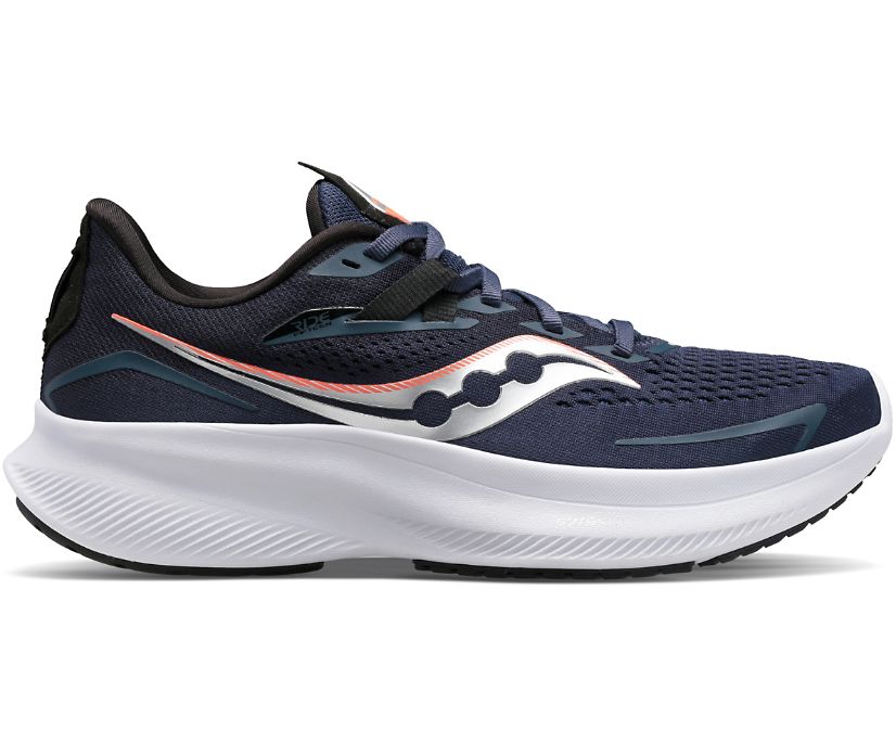 Saucony Ride 15 Ženske Running Patike Tamnoplave Srebrne | G6BSOZ0Y