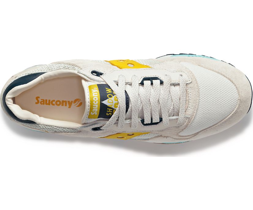 Saucony Shadow 5000 Premium Muške Cipele Bijele Žute | 3M1Q5NTF