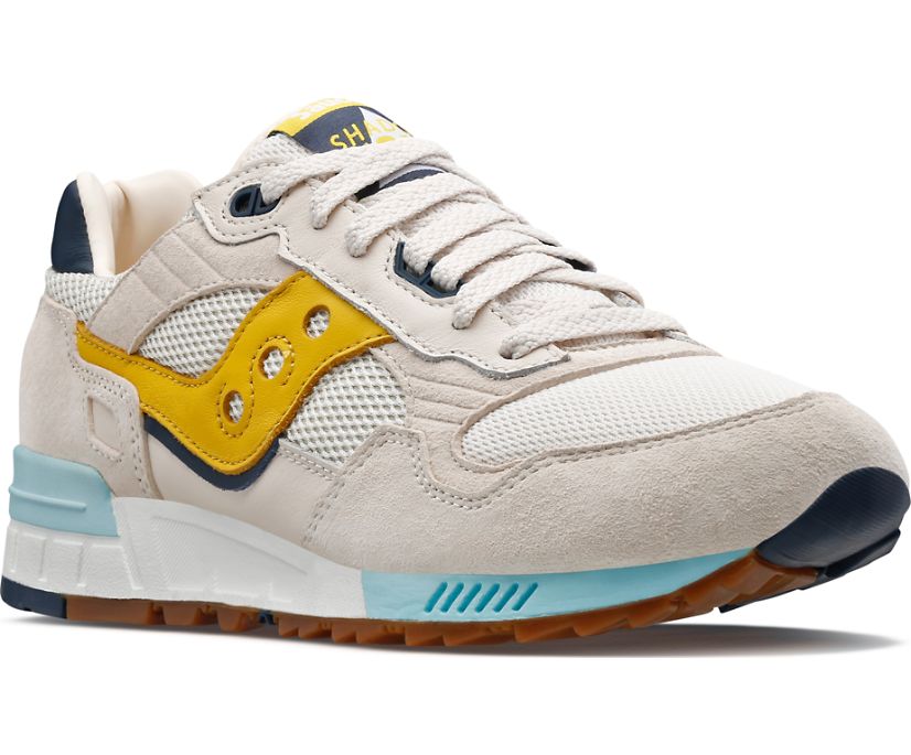 Saucony Shadow 5000 Premium Muške Cipele Bijele Žute | 3M1Q5NTF