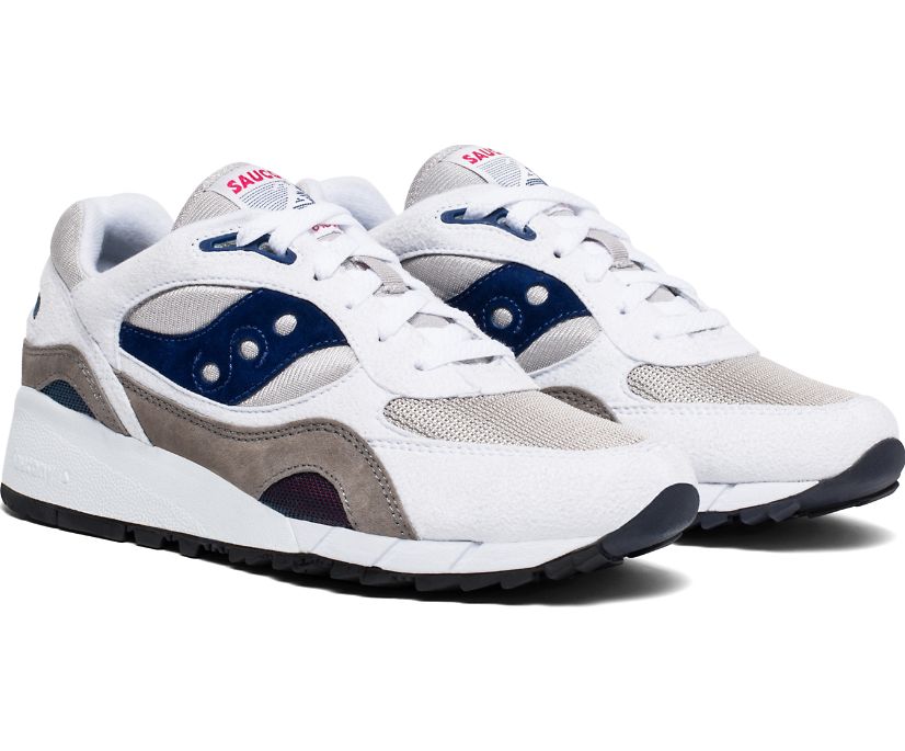 Saucony Shadow 6000 Muške Cipele Bijele Sive Tamnoplave | N1SQV10M