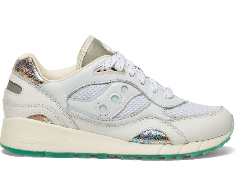 Saucony Shadow 6000 Pearl Ženske Cipele Bijele Zlatne | Y9AM6G0L