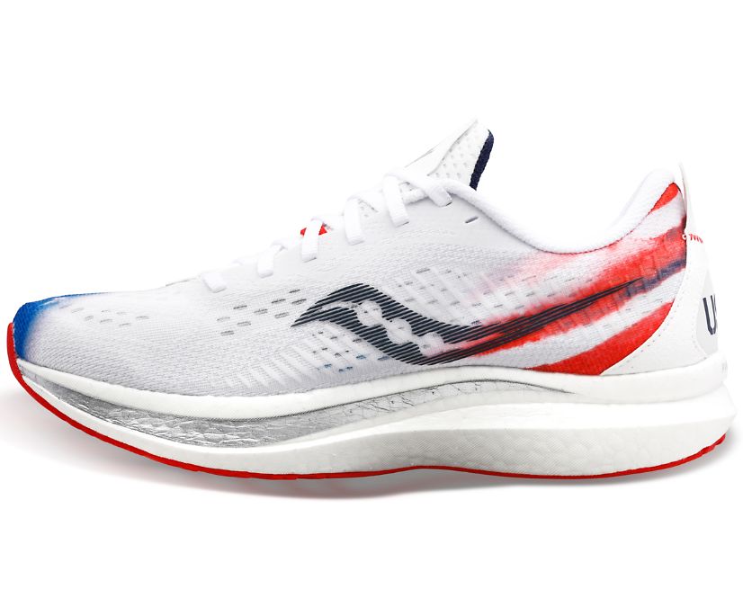 Saucony Stars & Stripes Endorphin Speed 2 Ženske Running Patike Crvene Bijele Plave | LNS4PIHE