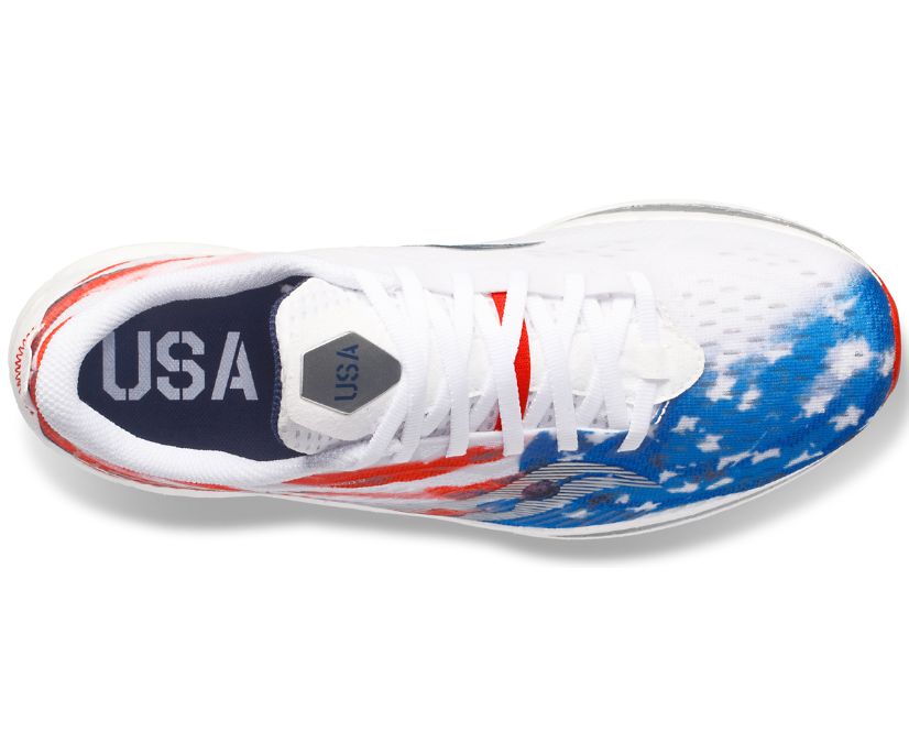 Saucony Stars & Stripes Endorphin Speed 2 Ženske Running Patike Crvene Bijele Plave | LNS4PIHE