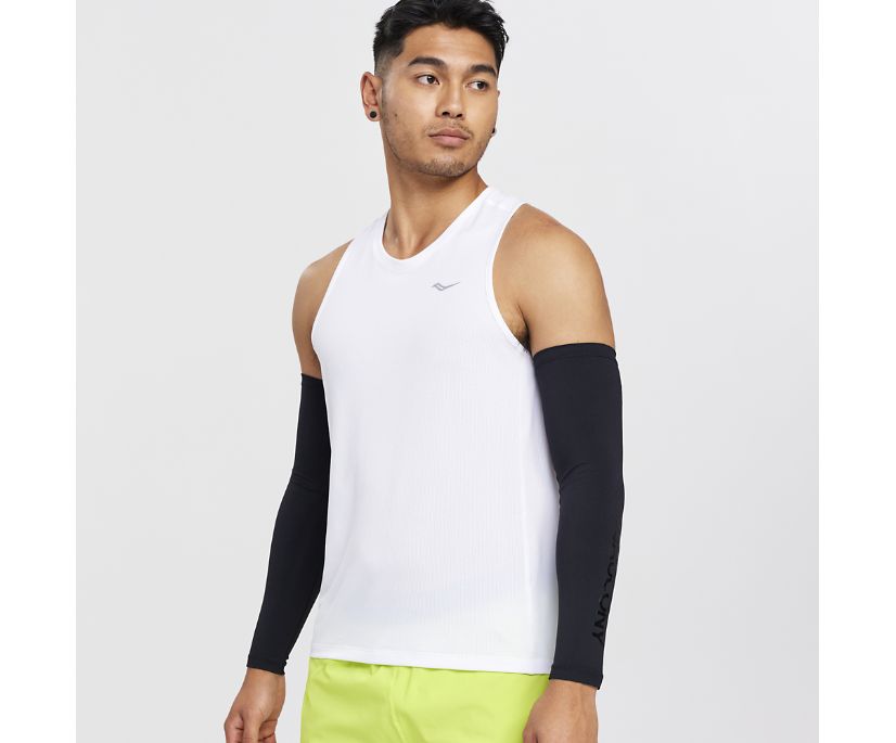 Saucony Stopwatch Singlet Muške Tops Bijele | HIM77G4R