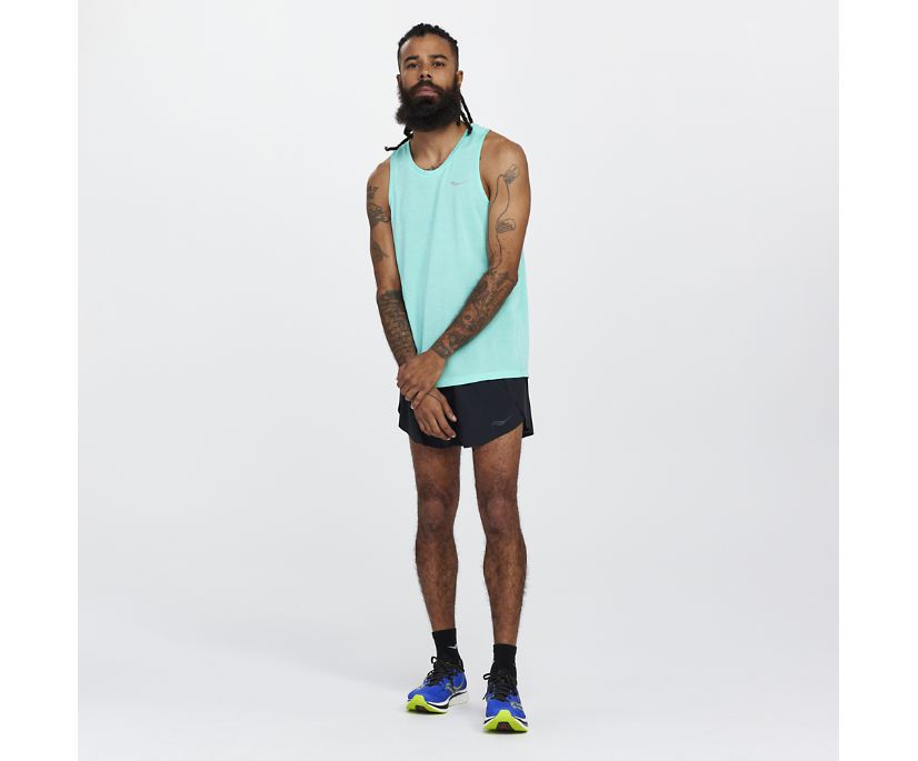 Saucony Stopwatch Singlet Muške Tops Menta | 2H2SSE13