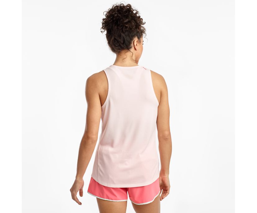 Saucony Stopwatch Singlet Ženske Tops Roze | KQ47E6YW