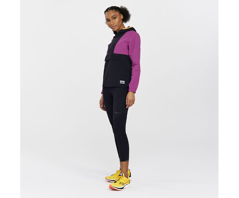 Saucony Time Trial Crop Tight Ženske Hlače Crne | FSD2VV2H