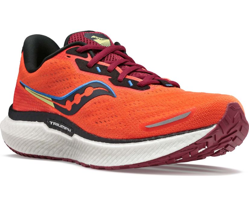 Saucony Triumph 19 Muške Running Patike Crvene Narančaste | 62WDPFYX