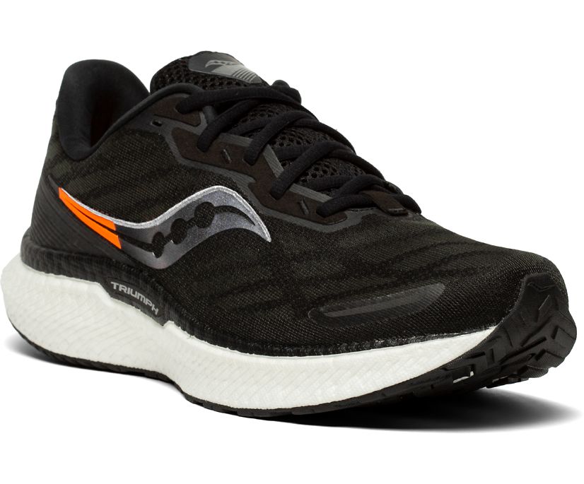 Saucony Triumph 19 Muške Running Patike Crne Bijele | EV5ZYZ5U