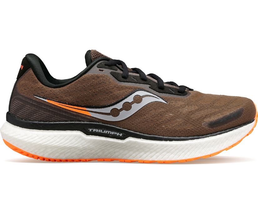 Saucony Triumph 19 Muške Running Patike Maslinasto Zelene Narančaste | 6JWBQA6A