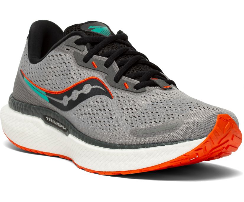 Saucony Triumph 19 Muške Running Patike Sive Crvene | XD65WJ5P