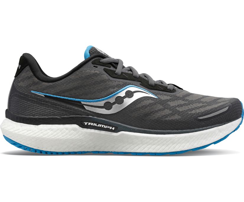 Saucony Triumph 19 Muške Running Patike Tamno Sive Plave | LNBU26AQ