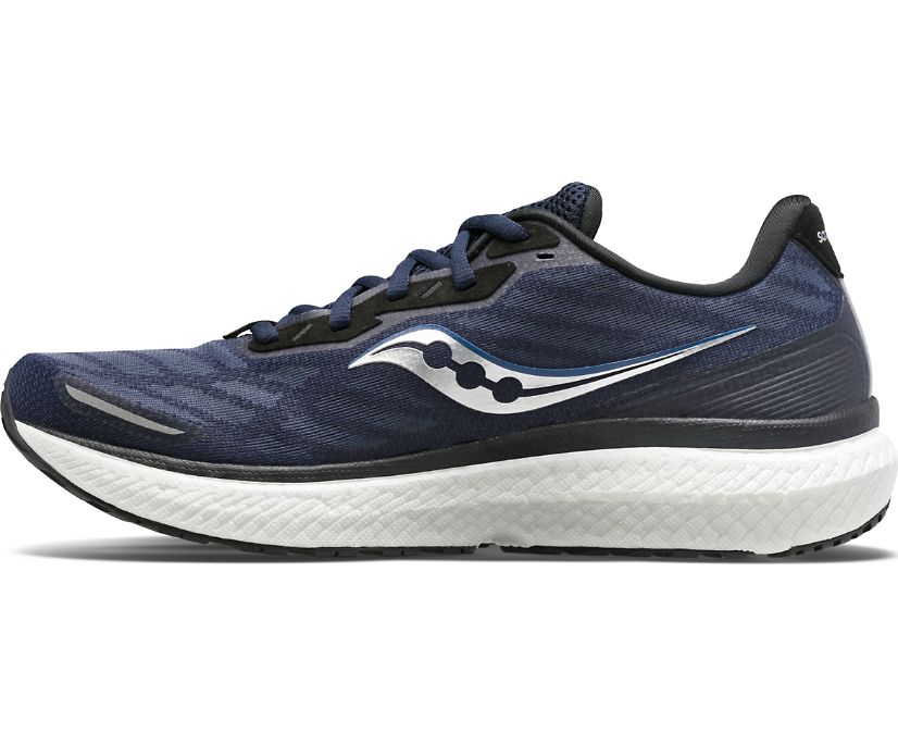 Saucony Triumph 19 Muške Running Patike Tamnoplave Srebrne | YTOU4QII