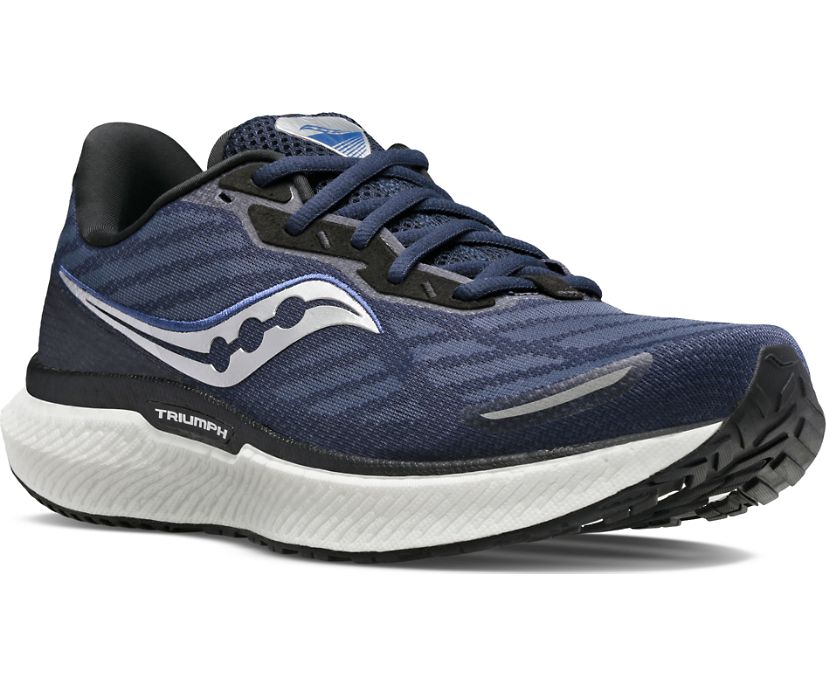 Saucony Triumph 19 Muške Running Patike Tamnoplave Srebrne | YTOU4QII