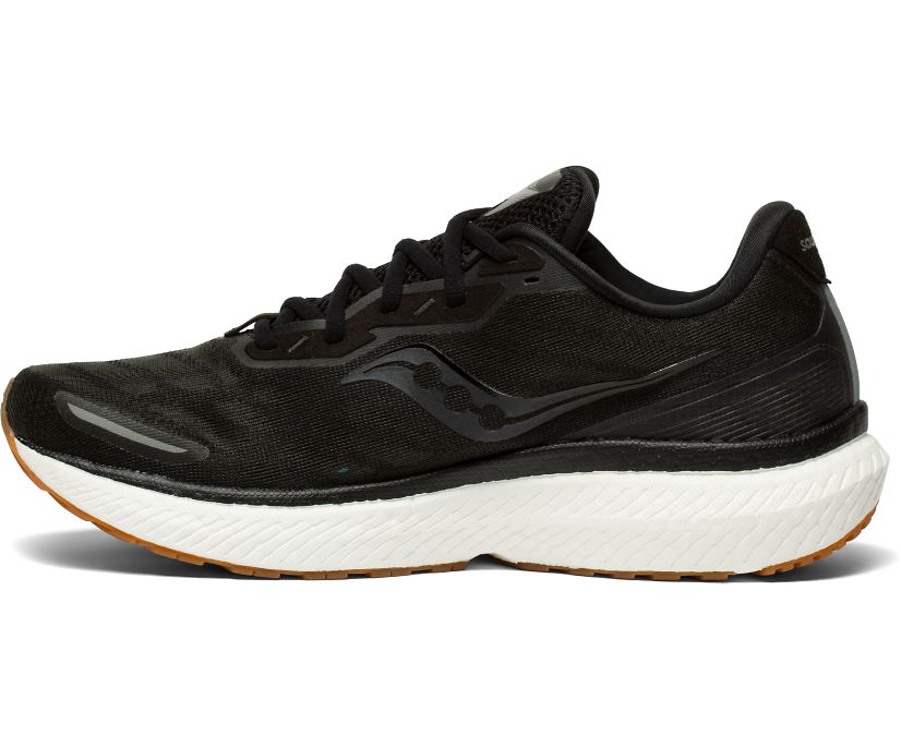 Saucony Triumph 19 Muške Walking Patike Crne Srebrne | XKCWY6MM