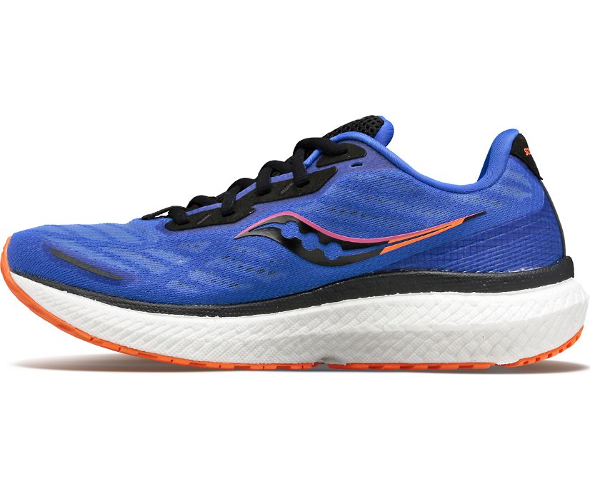 Saucony Triumph 19 Ženske Running Patike Plave Narančaste | 3SXLZ0TQ