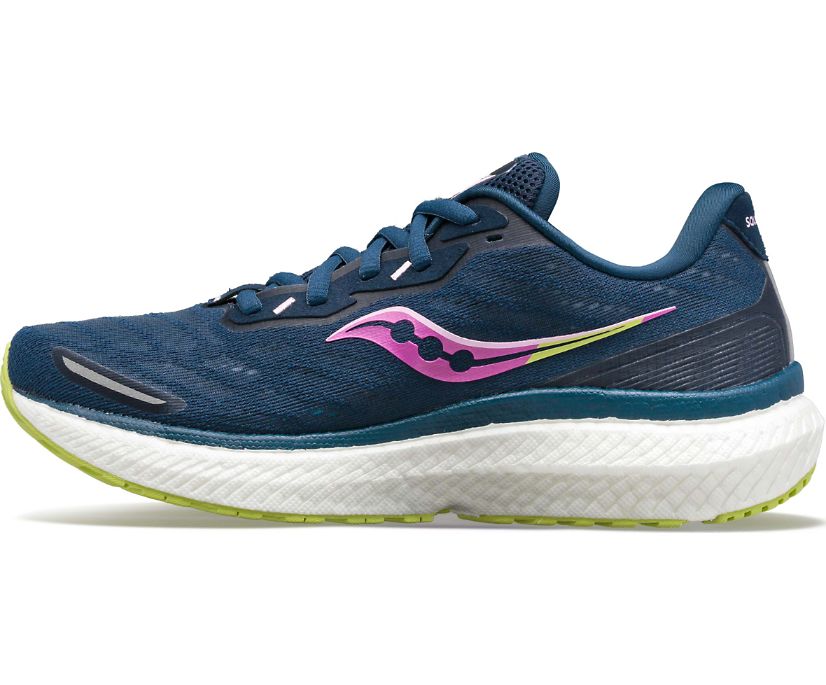 Saucony Triumph 19 Ženske Running Patike Tamno Zelene Svijetlo Zelene | B8FVTUHP