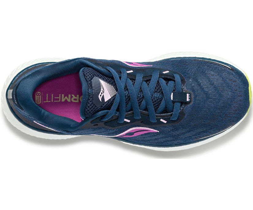 Saucony Triumph 19 Ženske Running Patike Tamno Zelene Svijetlo Zelene | B8FVTUHP