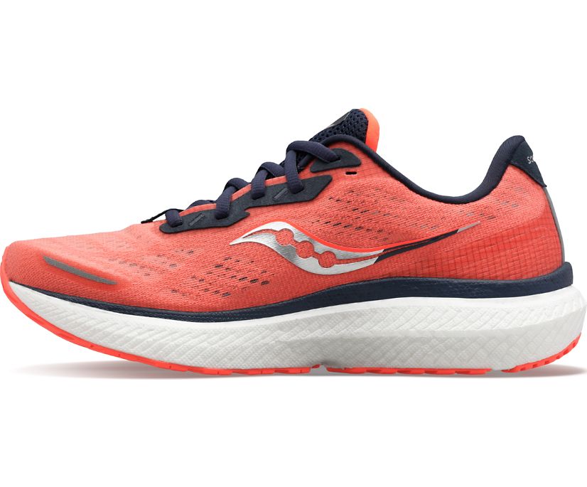 Saucony Triumph 19 Ženske Running Patike Koraljne Crne | PSGB5WT3