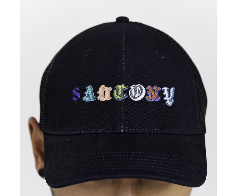 Saucony Trucker Hat Muške Šeširi Crne | 6258PBP8