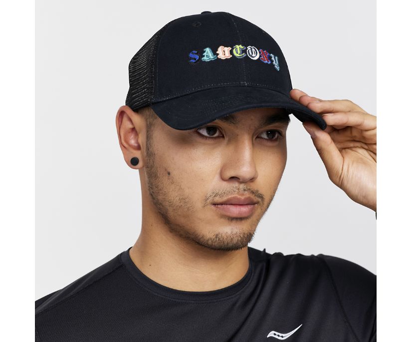 Saucony Trucker Hat Muške Šeširi Crne | 6258PBP8