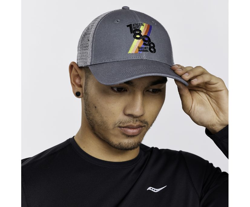 Saucony Trucker Hat Muške Šeširi Tamno Sive | GH0MEH2A