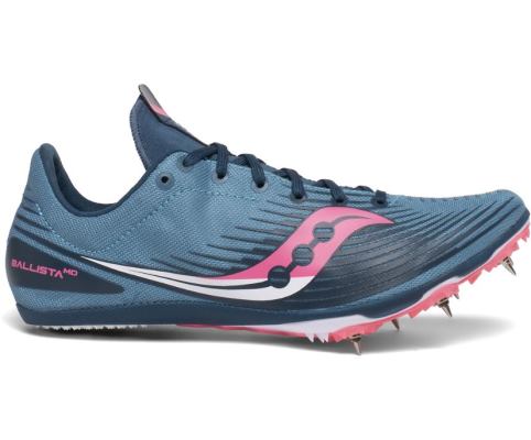 Saucony Ballista MD Ženske Running Patike Zelene Roze | F48D7PU4