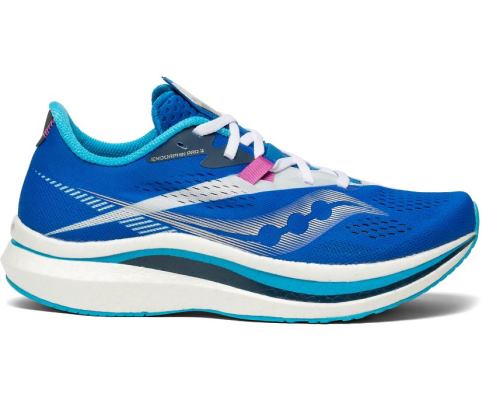 Saucony Endorphin Pro 2 Ženske Running Patike Kraljevska Plava Bijele | 9UXB8PCJ