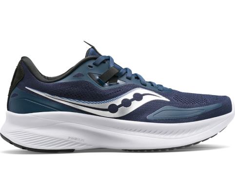 Saucony Guide 15 Muške Running Patike Tamnoplave Srebrne | L5NWZQEA