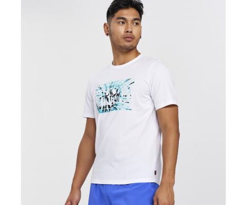 Saucony Rested T-Shirt Muške Tops Bijele | I9YZ07FO