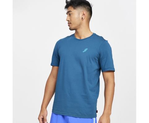 Saucony Rested T-Shirt Muške Tops Tamnoplave | VRAT85AC