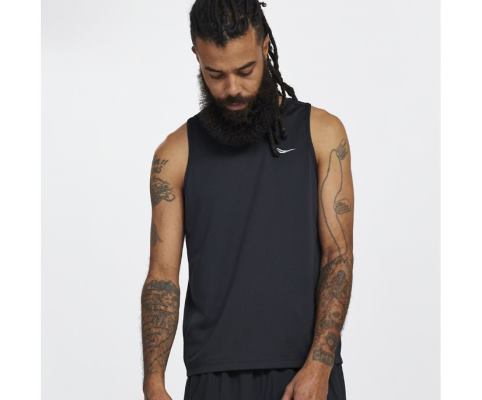 Saucony Stopwatch Singlet Muške Tops Crne | FABV1JKC