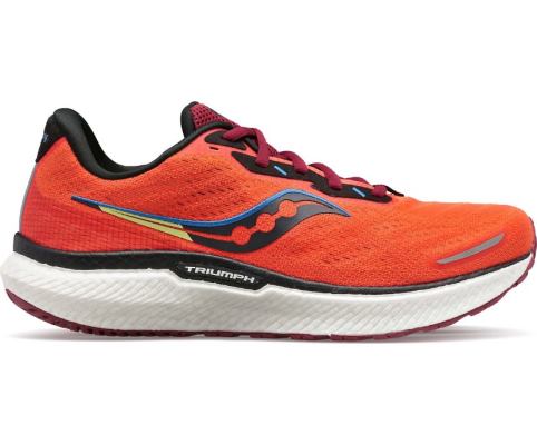 Saucony Triumph 19 Muške Running Patike Crvene Narančaste | 62WDPFYX