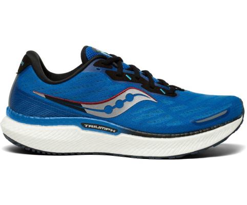 Saucony Triumph 19 Muške Walking Patike Kraljevska Plava Tamno Zelene | HKAG6JWC